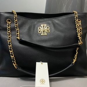 NWOT Tory Burch Britten Triple Compartment Tote